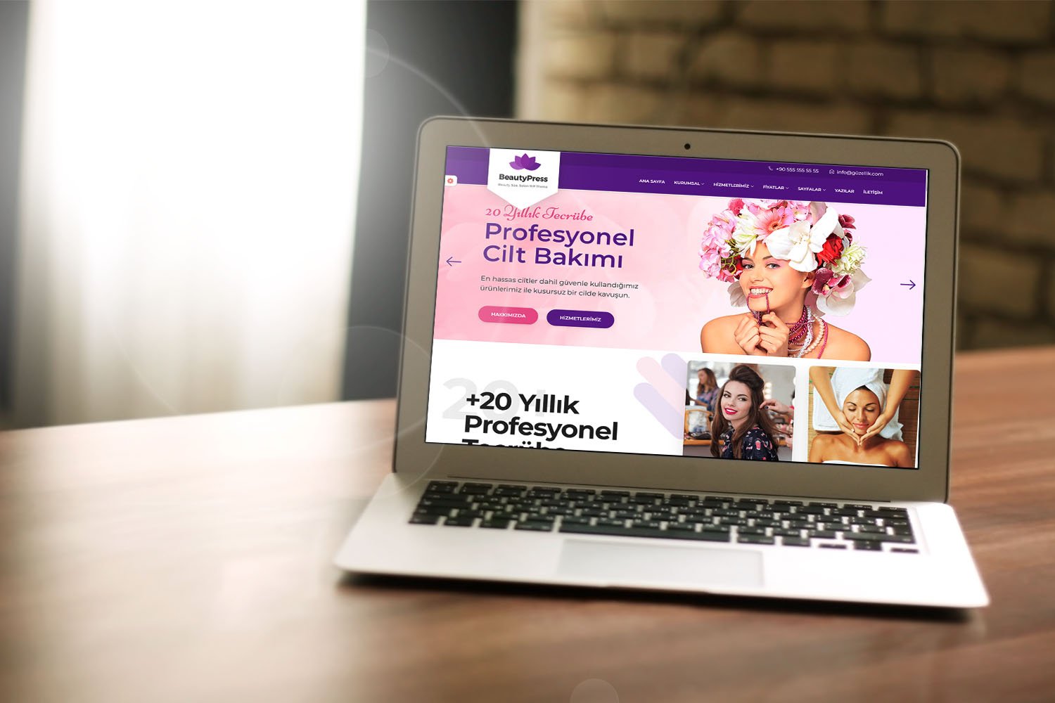 Güzellik Salonları Hazır Web Tasarım Paketi
