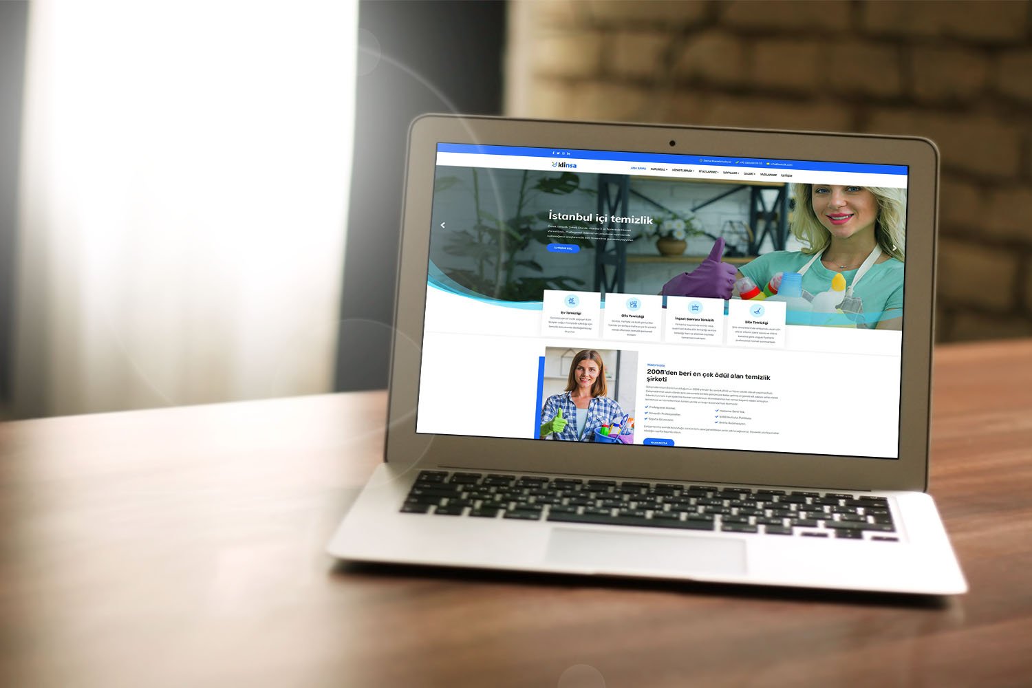 Temizlik Firması Hazır Web Sitesi